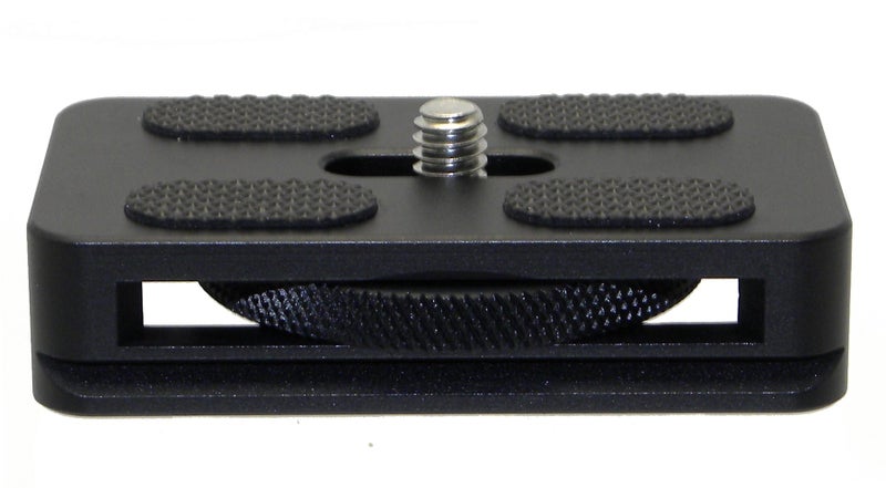 Desmond Speed Plate DFW-60 QR w Side Access Screw 60mm Arca/RRS Compatible w 40mm Metal Flywheel for Lens or Camera Desmond - Image 1